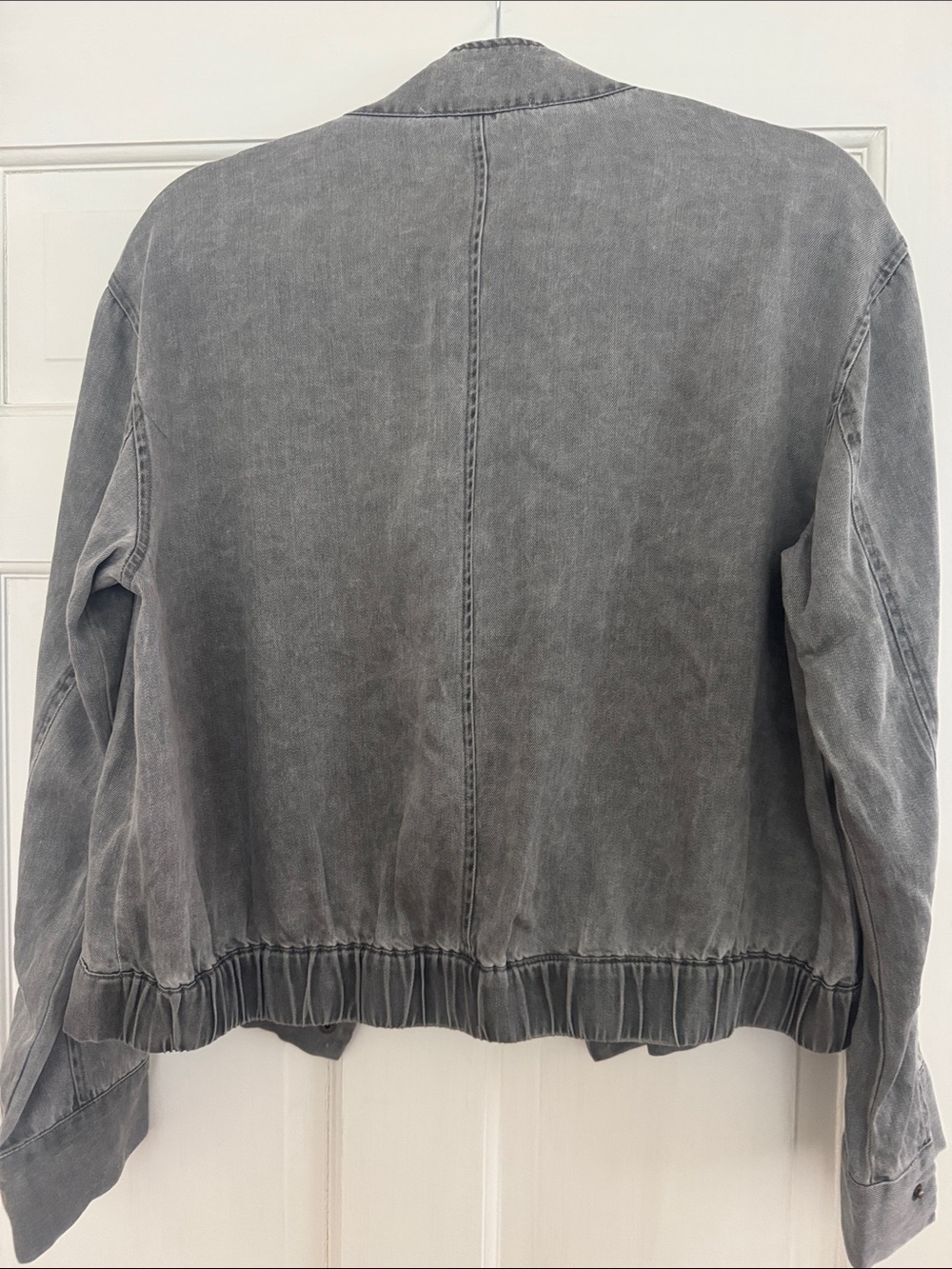 Jane and Delancey Washed Gray Utility Jacket - Picture 4 of 4